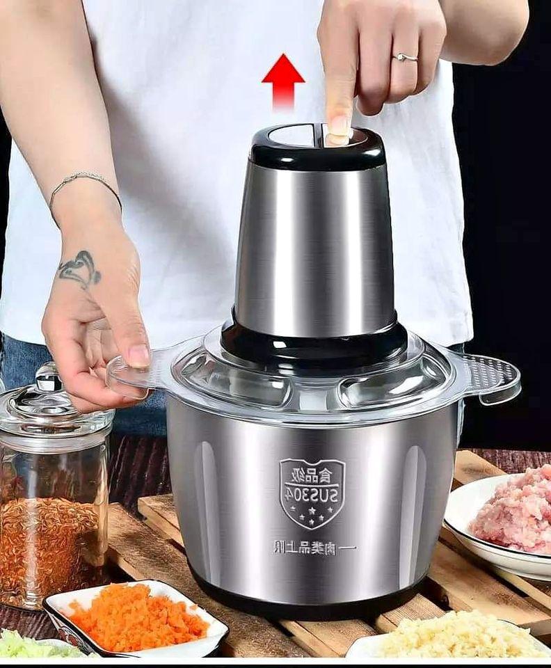 Блендер-подрібнювач кухонний стаціонарний з нержавіючою чашею 2 л (2679443669) - фото 5