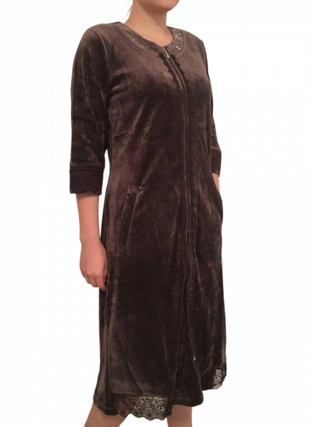 Халат женский Jayna р. 40 Brown (6845 1750)