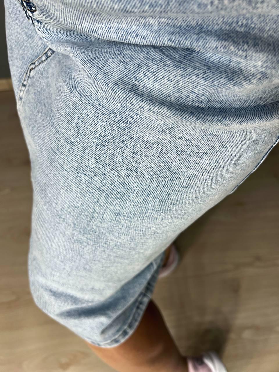 Юбка женская джинсовая DNL 208 средней длины с разрезом р. 31 Голубой (4076) - фото 7 Юбка женская джинсовая DNL 208 средней длины с разрезом р. 31 Голубой (4076) - фото 7