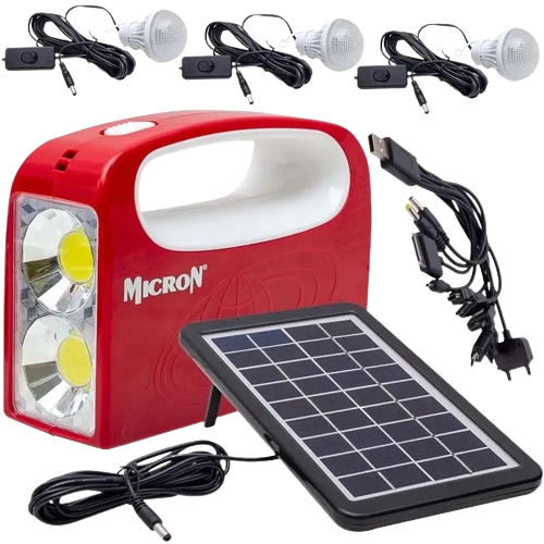 Фонарь автономный DP-6001B с солнечной панелью (11073486)