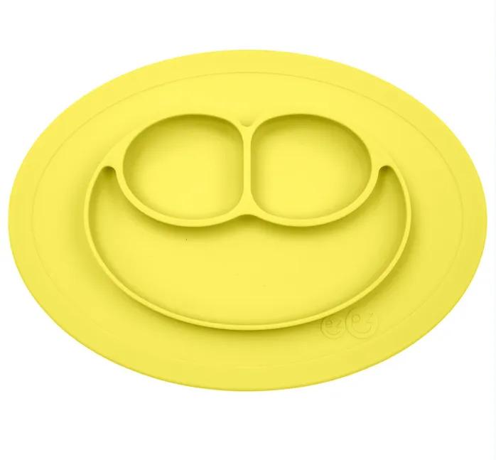 Тарелка детская Stenson MH-3000 27х20х2 см Желтый (57389143)