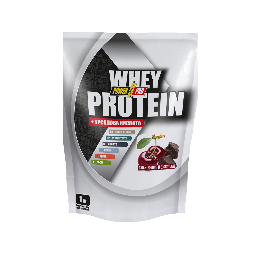 Протеин Power Pro Whey Protein Вишня 1 кг