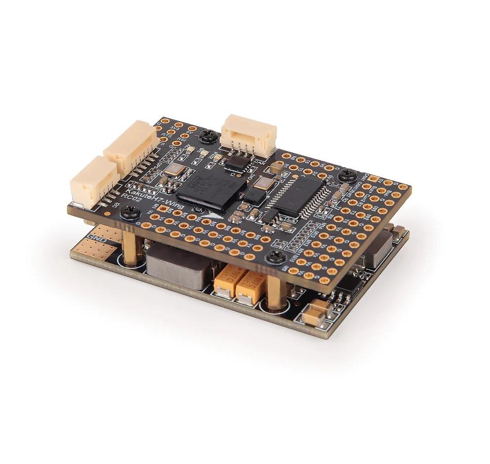 Полетный контроллер Holybro Kakute H743-Wing совместим с Ardupilot/INAV для крыльев 25x25 мм (00-00025548)