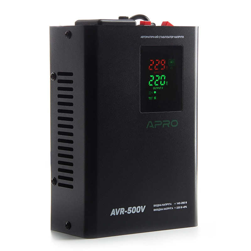 Стабілізатор напруги релейний APRO AVR-500V 400 Вт - фото 3