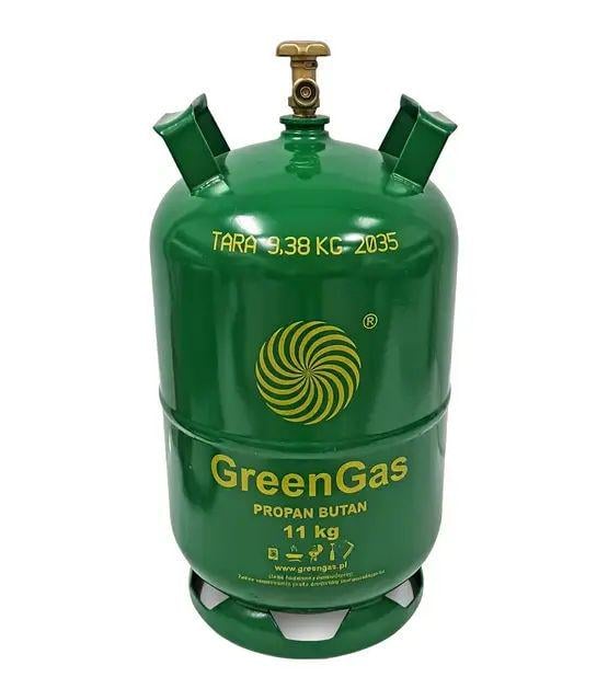 Баллон газовый Green Gas металлический пропан-бутан 27,2 л Баллон газовый Green Gas металлический пропан-бутан 27,2 л