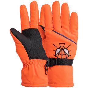 Рукавички гірськолижні теплі SP-Sport SPIDERMAN C-6572 L-XL Помаранчевий (NA000378)