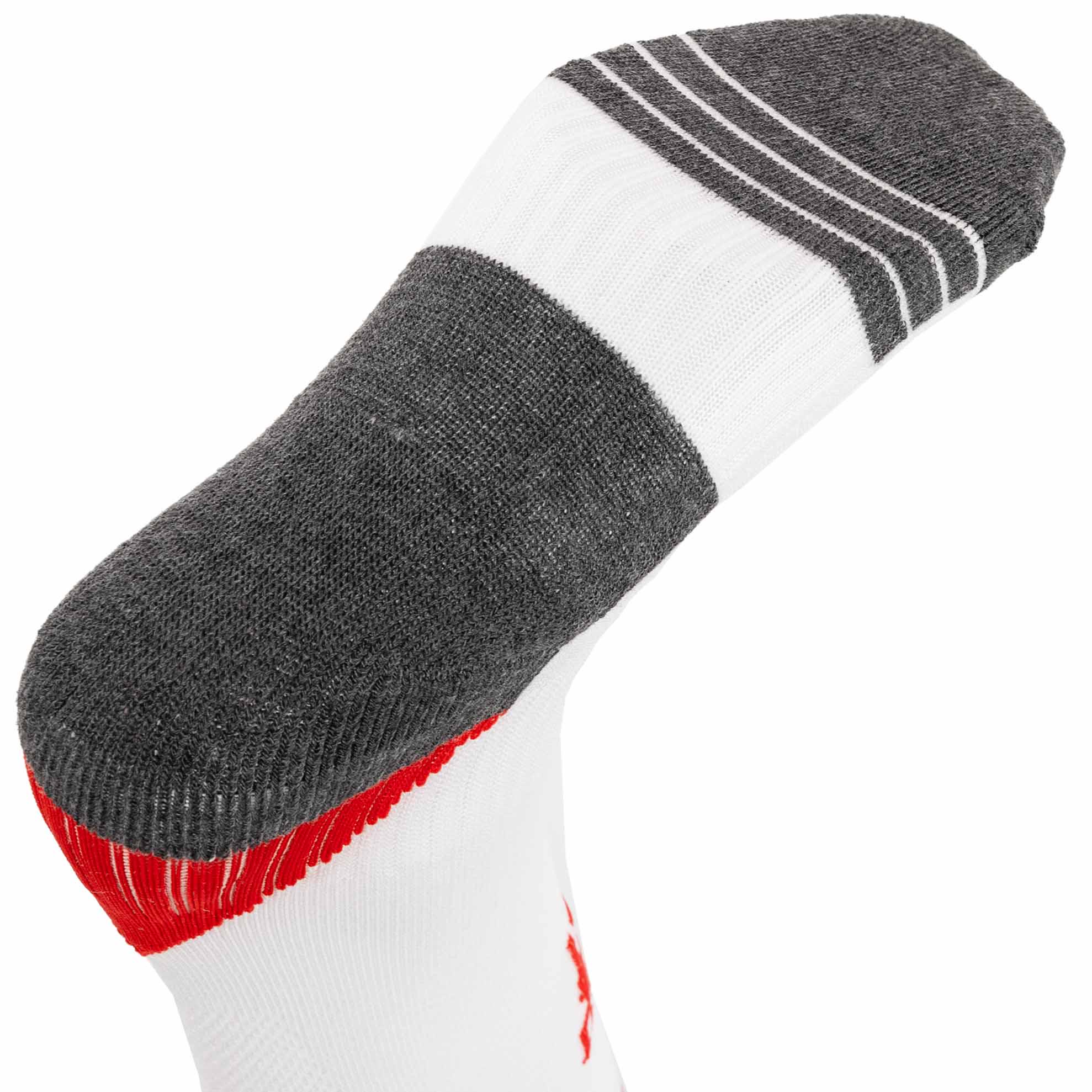 Гетри дитячі з символікою футбольного клубу SPOINT MANCHESTER UNITED HOME 2025 ETM2520-MU2 р. 34-38 Біло-червоний (ETM2520-MU2) - фото 6