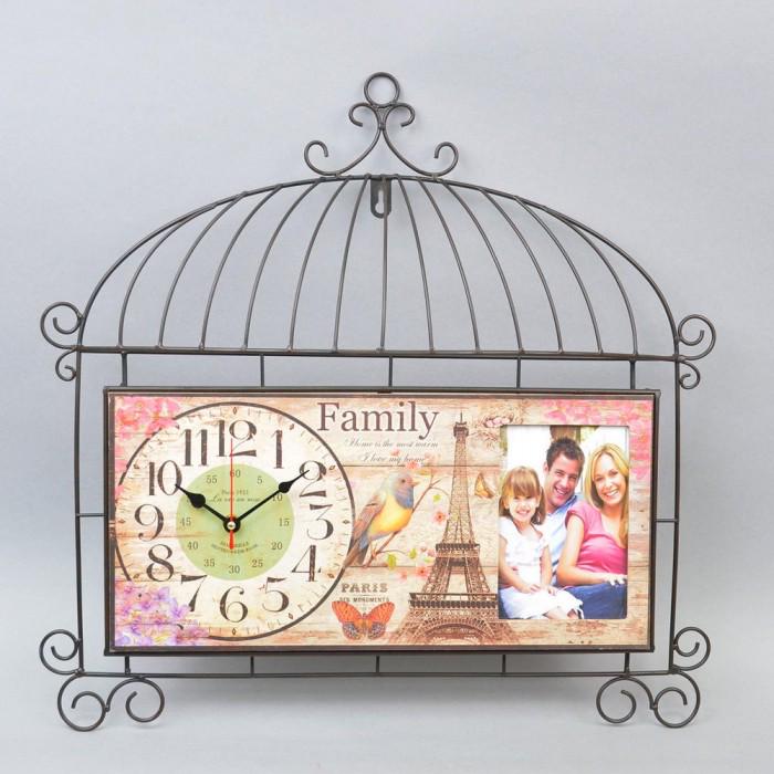 Декор часы с фоторамкой Art Family T14 (DR000585)