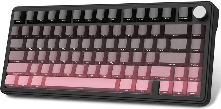 Клавіатура ігрова attack shark X85 бездротова механічна із RGB підсвічуванням з підтримкою HOT-SWAP Jade Switch Blackberry/White