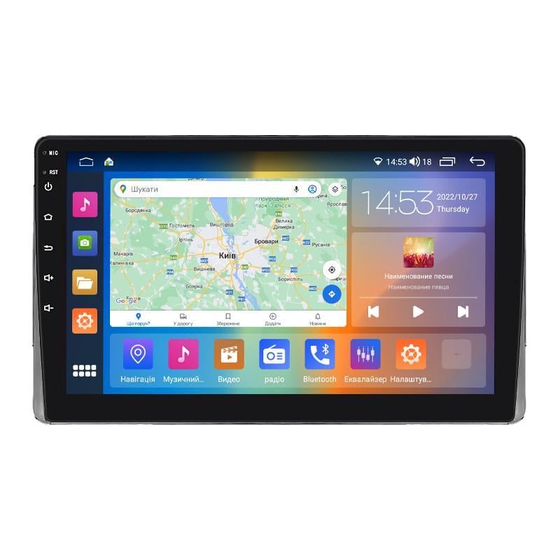 Автомагнитола штатная Lesko для TOYOta Highlander I U20 2001-2003 9" 4/64Gb CarPlay 4G Wi-Fi GPS Prime MOB