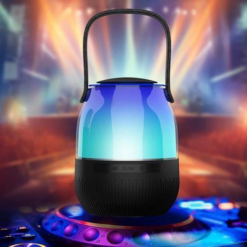 Портативна колонка XM-A68 з RGB підсвічуванням та мікрофоном - фото 7