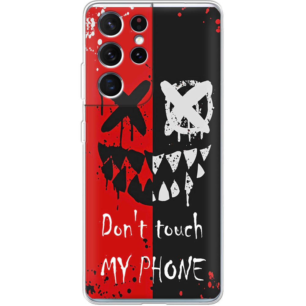 Чохол BoxFace Samsung G998 Galaxy S21 Ultra Bad Smile Прозорий силікон (41719-up2468-41719)