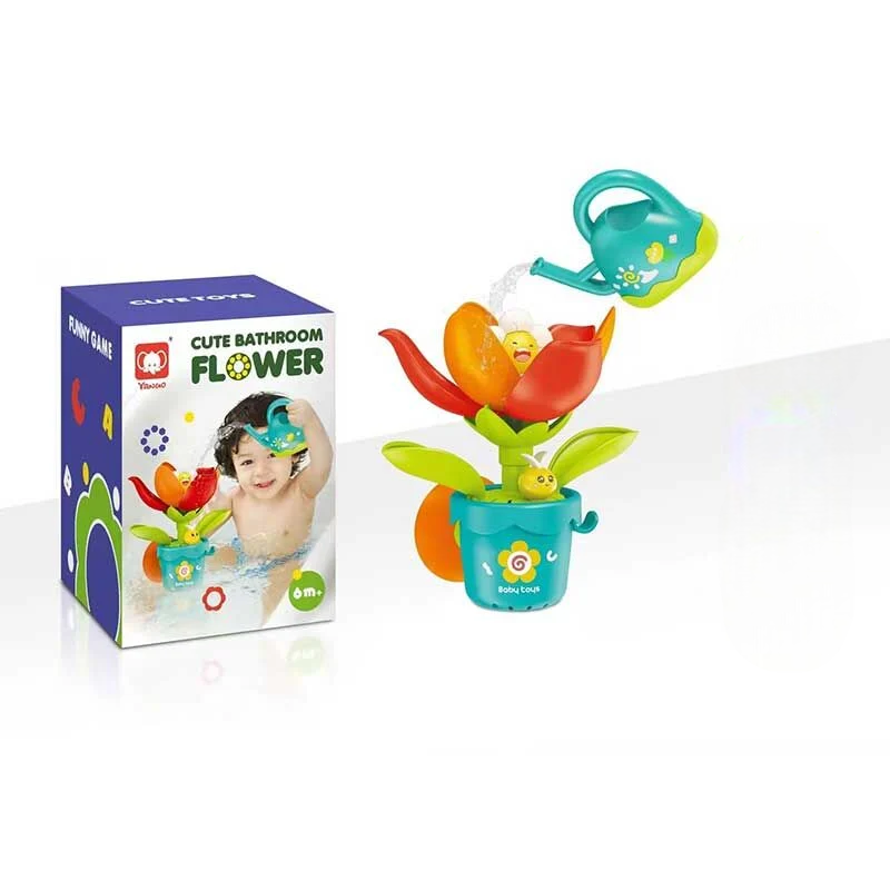 Игровой набор детский для купания Fun Game 850 Цветок с воронкой на присоске (2482907427)