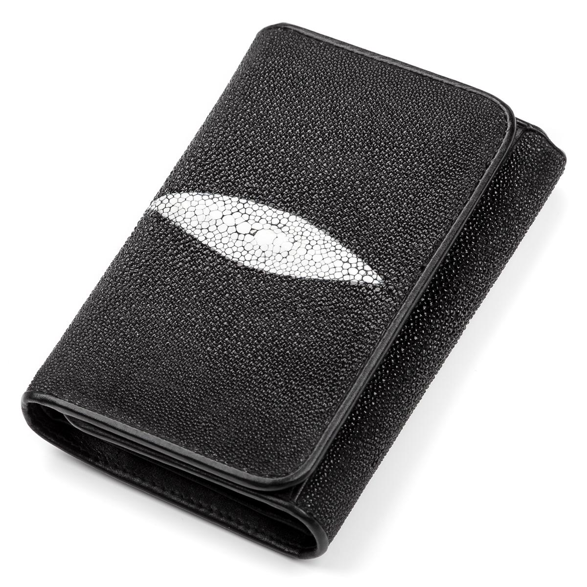 Кошелек Stingray leather 18055 кожа Черный (22177)