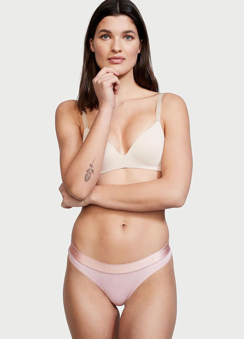 Жіночі труси Victoria's Secret 1440000992868QASM M Рожевий (51954896)