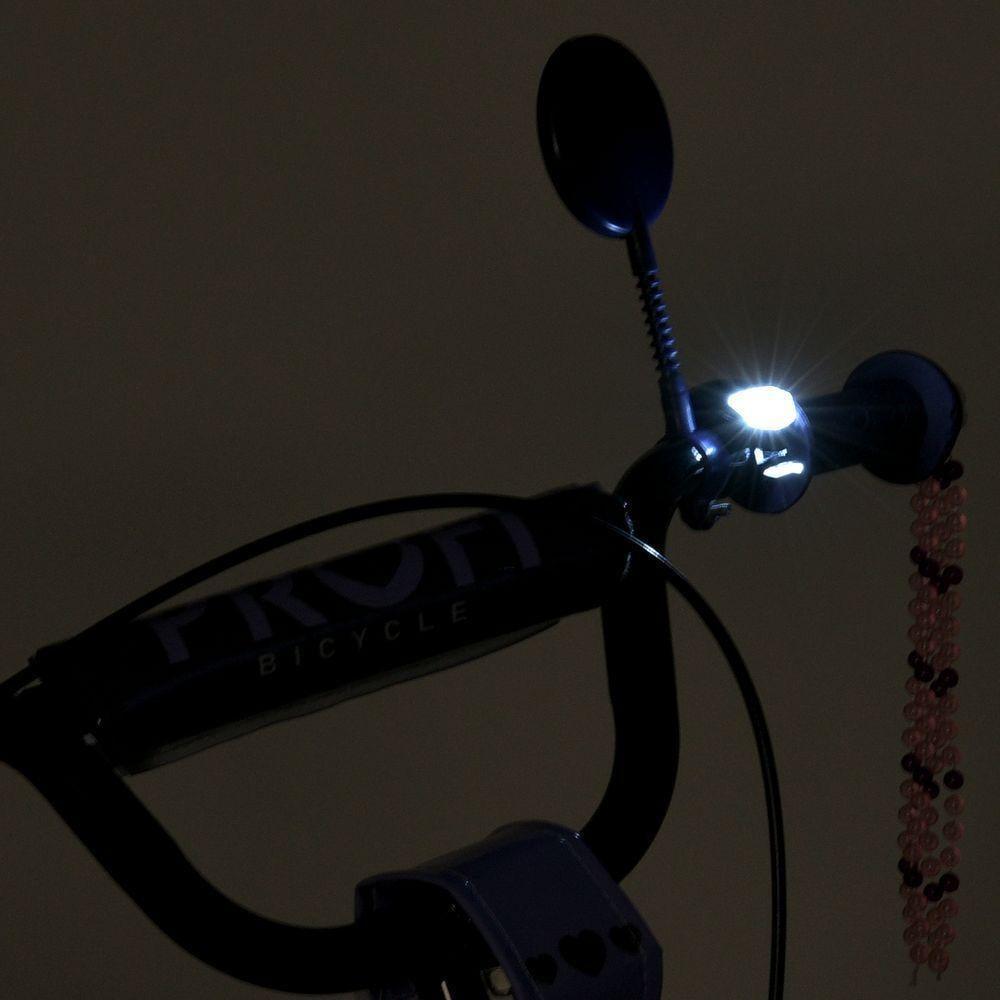 Велосипед для дівчинки PROF1 Princess 20" з багажником Бузковий - фото 7 Велосипед для дівчинки PROF1 Princess 20" з багажником Бузковий - фото 7