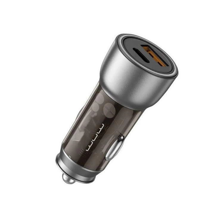 Зарядний пристрій автомобільний для телефонів Wuw C185 PD20W+QC3.0 black (24819)