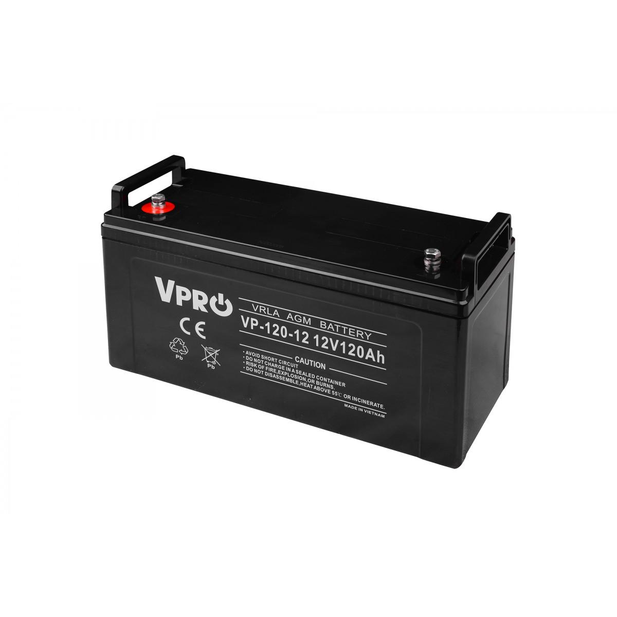 Аккумулятор Volt Polska AGM VPRO VRLA 12V 120 Ah (6AKUAGM120)