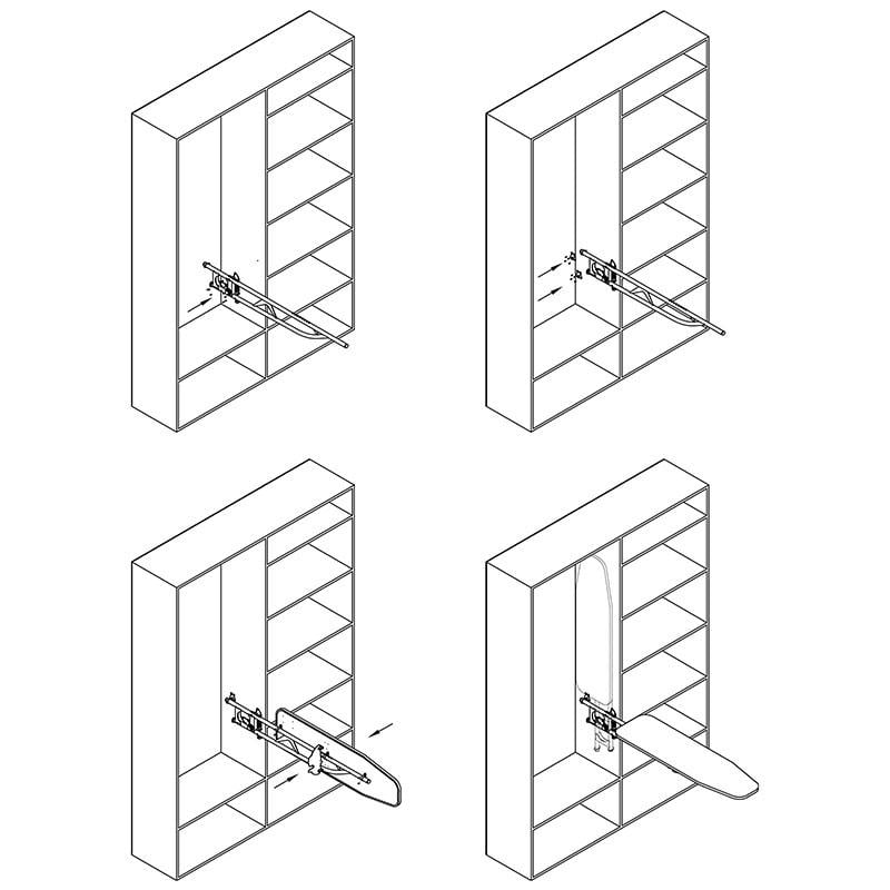 Прасувальна дошка Muller права фанера 1100х300 мм (168931) - фото 9 Прасувальна дошка Muller права фанера 1100х300 мм (168931) - фото 9