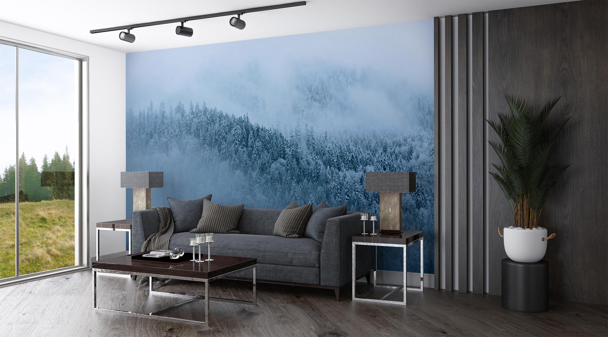 Фотообои флизелиновые Upstream Зимний лес 180х120 см (S5NTR-114/2) - фото 4