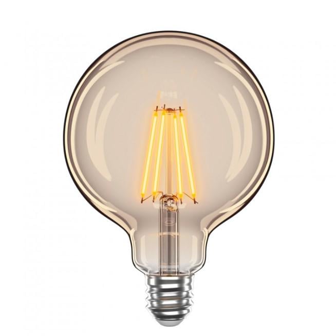 Лампа Premium LED Edisons G95 Е27 6W 2200К диміруєма