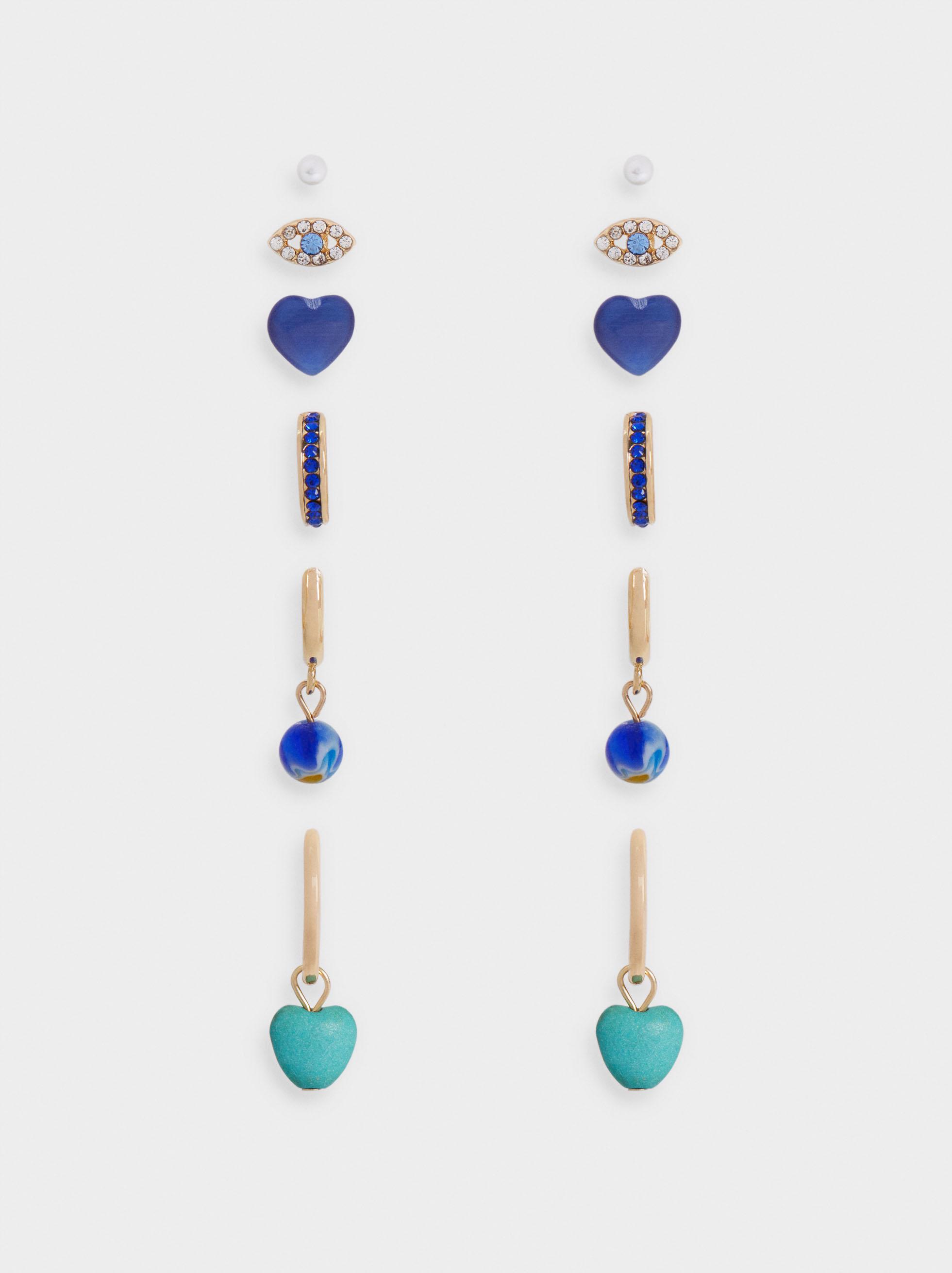 Серьги женские Parfois 187624 ONE Синий