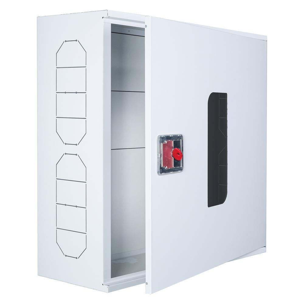 Пожарный шкаф RAL 9003 ШП-НС 60/60 навесной с задней стенкой 600х600х230 мм Белый (9661341) - фото 2