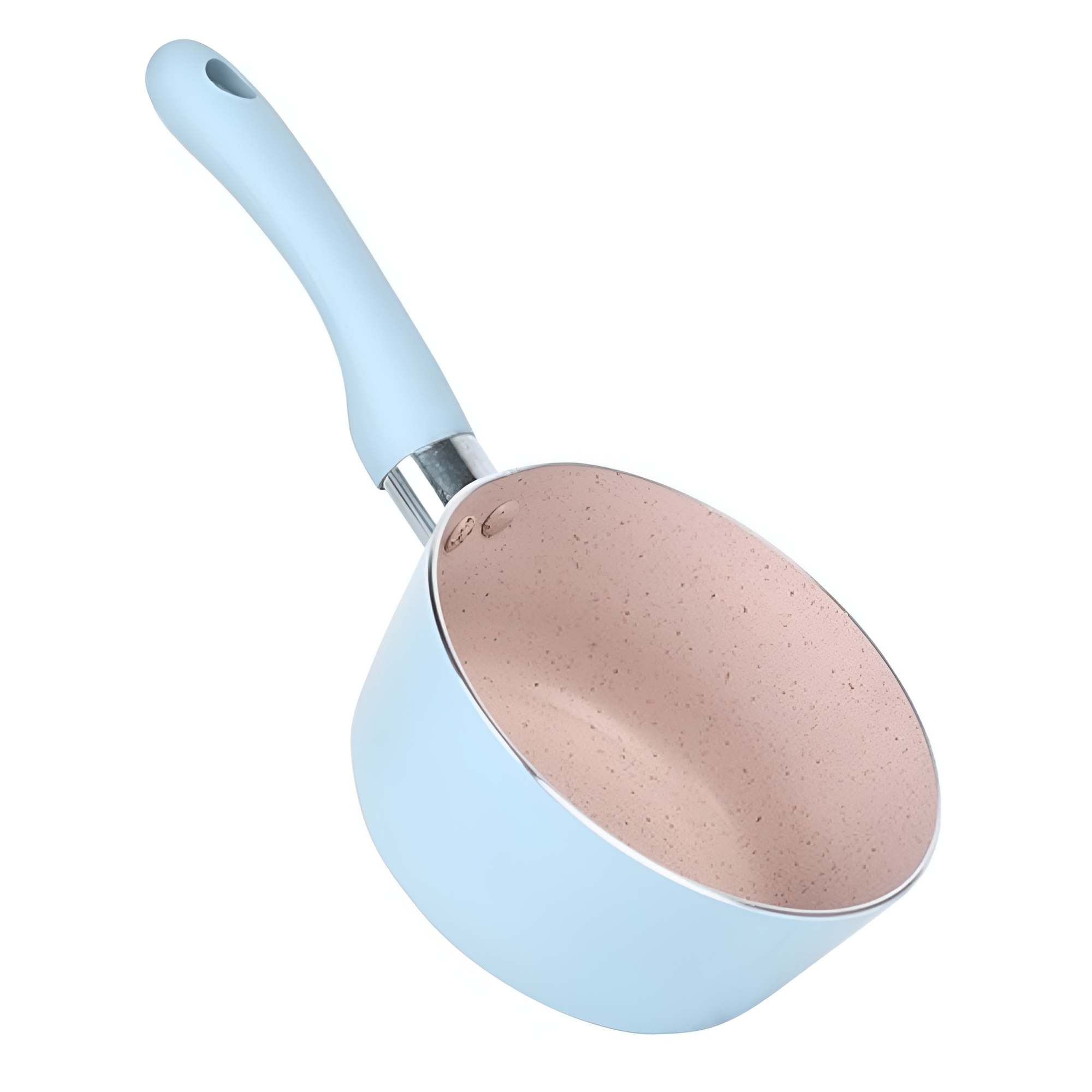 Сотейник кухонный Stenson R32628 12 антипригарный без крышки 450 мл 12х6 см Голубой (R32628 12)