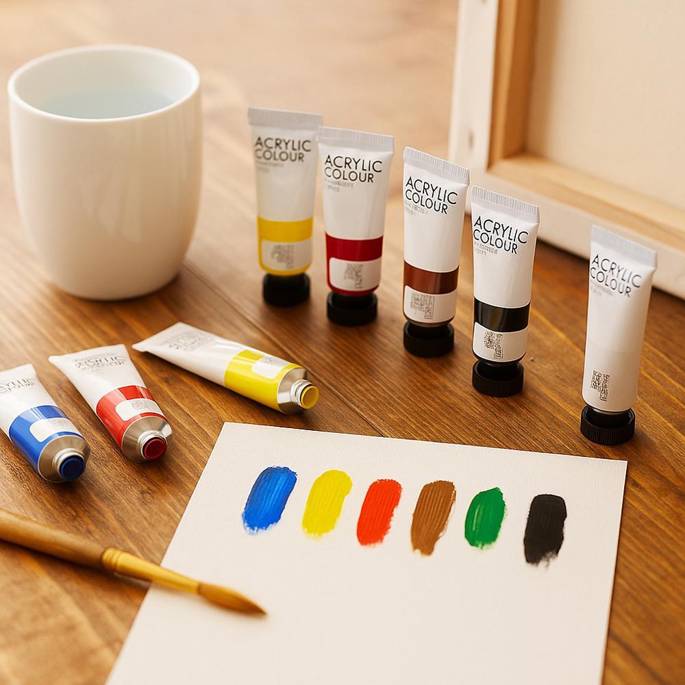 Акриловые краски художественные 22 мл 12 цветов (37-112013) - фото 2 Акриловые краски художественные 22 мл 12 цветов (37-112013) - фото 2