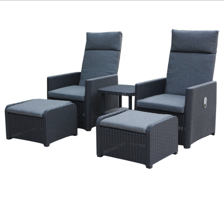 Комплект садовой мебели GARDEN LINE LYON Антрацитовый