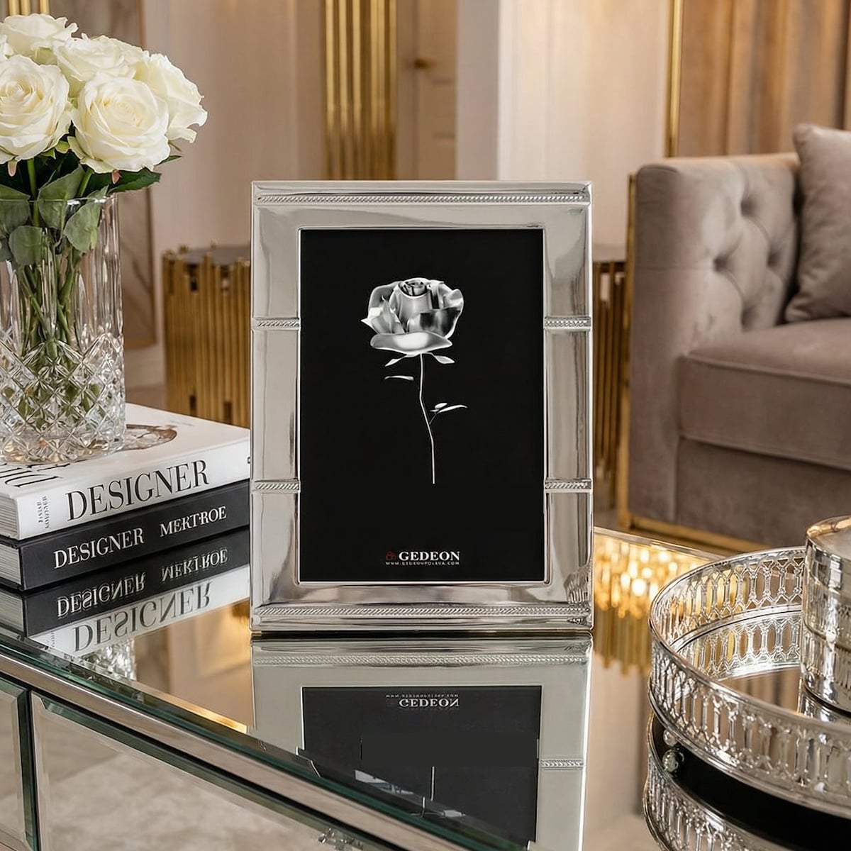 Фоторамка металлическая Gedeon MF048S 15x20 см Фоторамка металлическая Gedeon MF048S 15x20 см