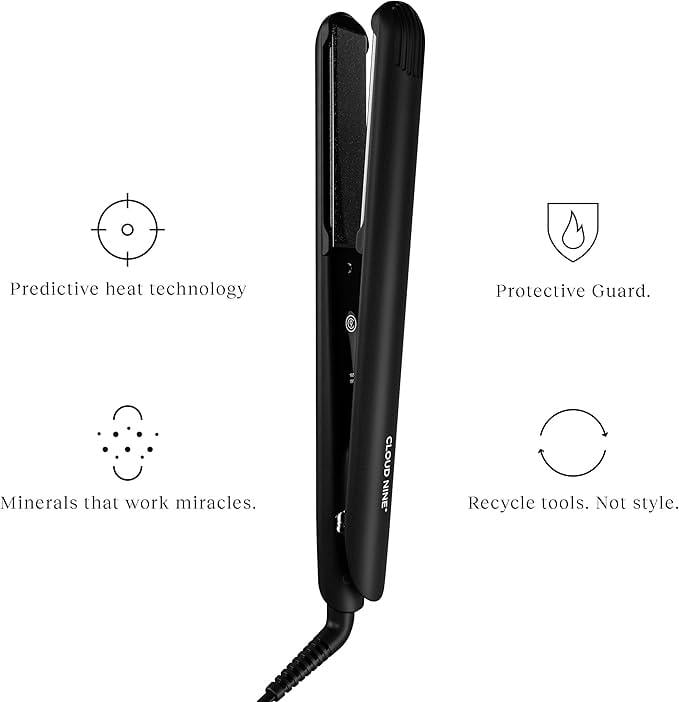 Выравниватель для волос CLOUD NINE Touch Iron керамические плавающие пластины Cushion Spring Flex Technology (578899) - фото 3 Выравниватель для волос CLOUD NINE Touch Iron керамические плавающие пластины Cushion Spring Flex Technology (578899) - фото 3