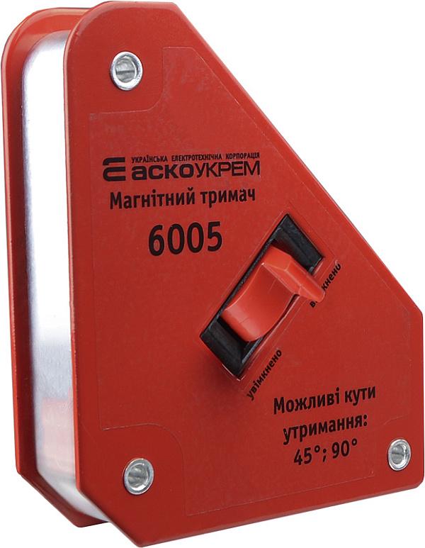 Держатель магнитный з перемикачем АСКО-УКРЕМ 6005 угол удержания 45/90° вес удержания 13 кг (A0200020101) - фото 3 Держатель магнитный з перемикачем АСКО-УКРЕМ 6005 угол удержания 45/90° вес удержания 13 кг (A0200020101) - фото 3