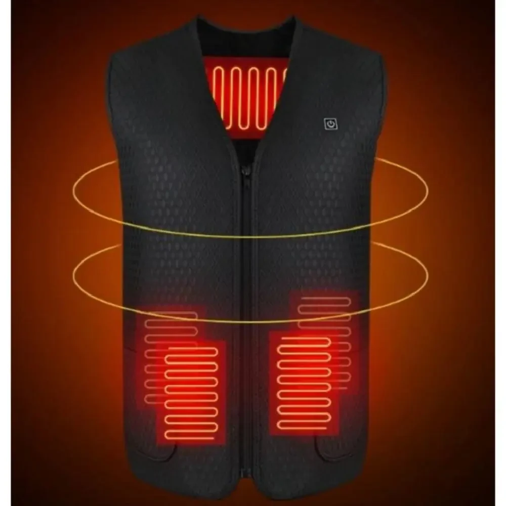 Терможилет с подогревом Eco-obigriv Neopren-5 на 5 зон обогрева/3 режима регулировки температуры S - фото 4