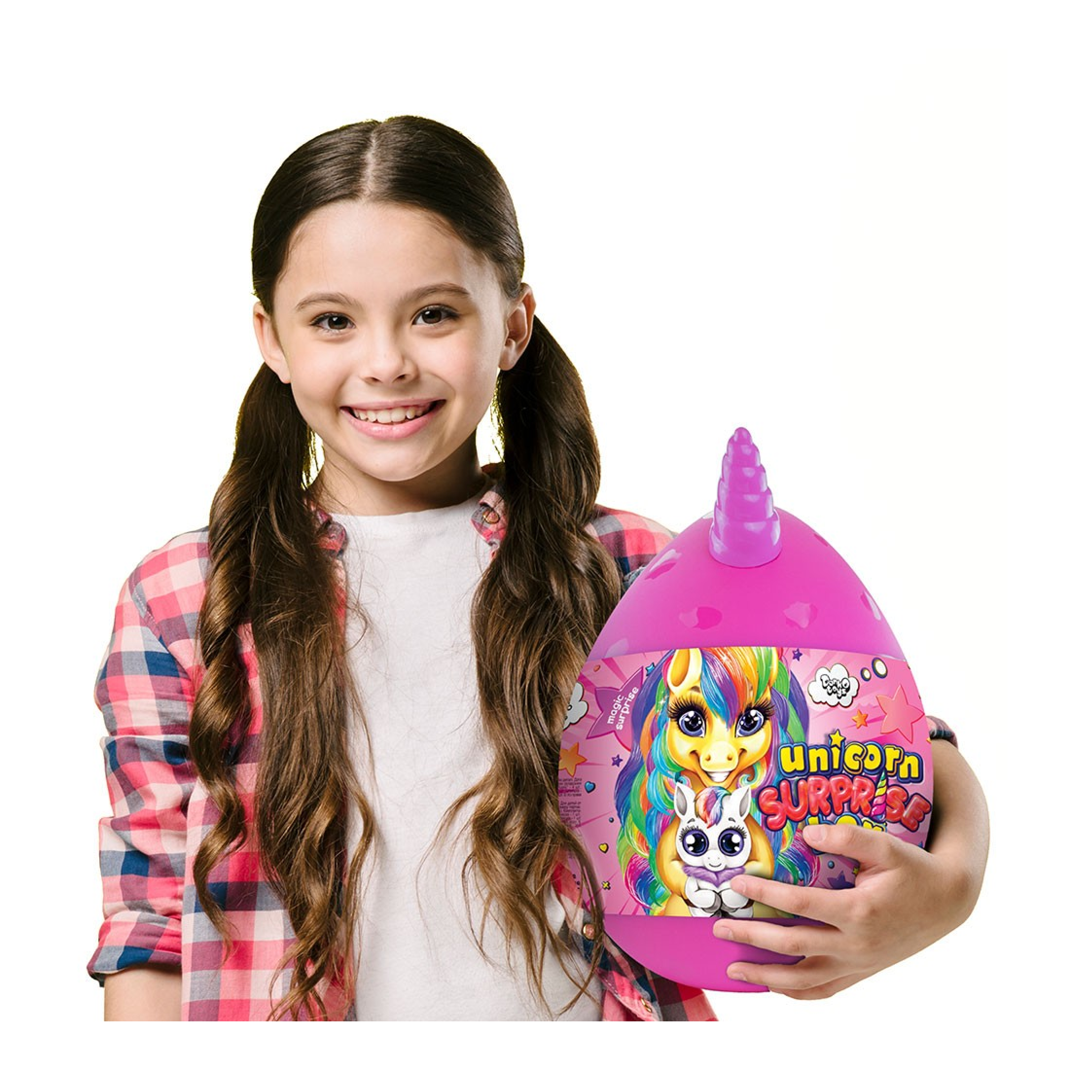 Яйце Danko Toys Surprice Box Єдиноріг Рожевий - фото 2