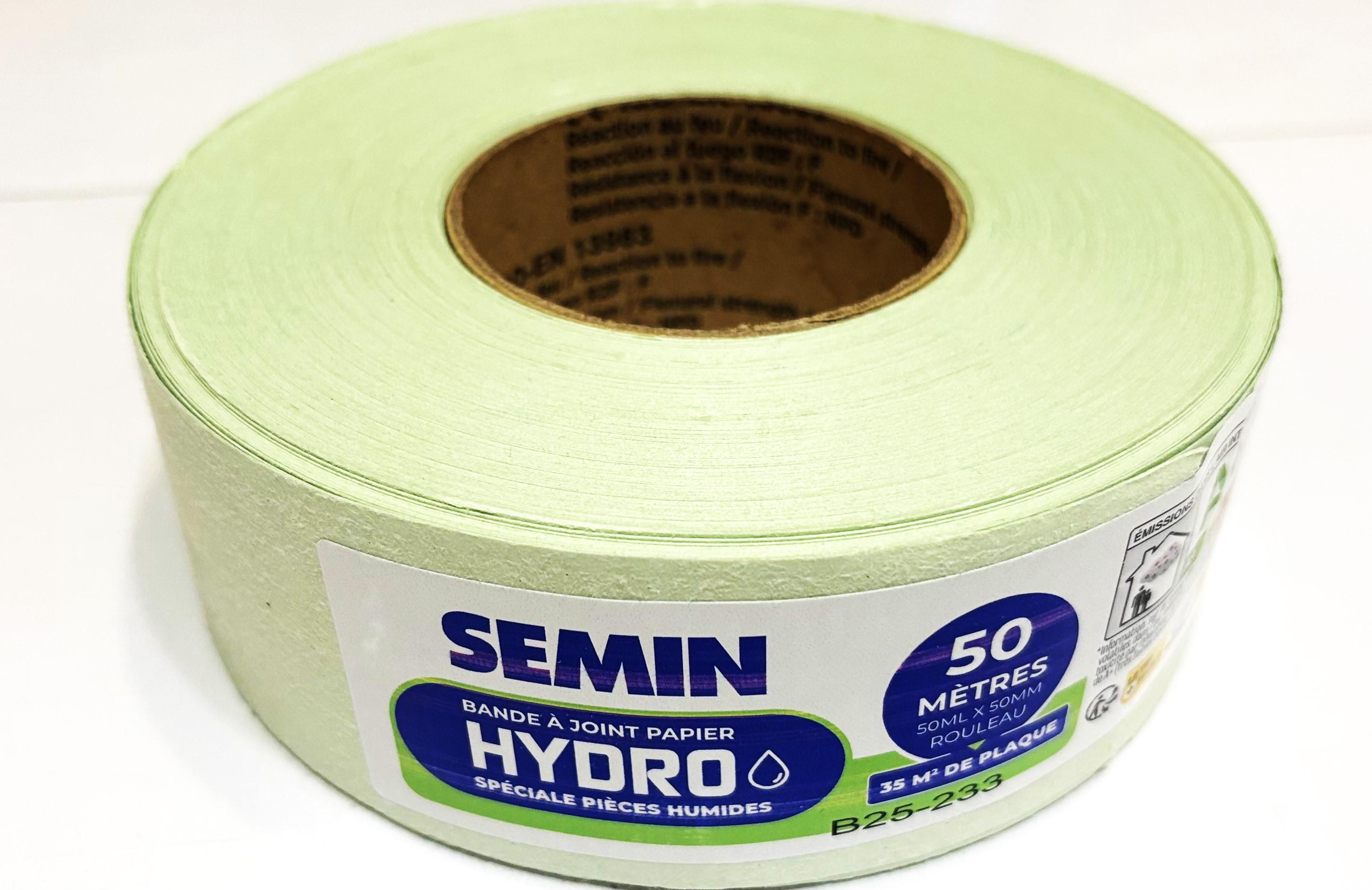 Стрічка гідро для швів SEMIN Bande Joint Papier HYDRO для вологих приміщень 50 м (223-568)