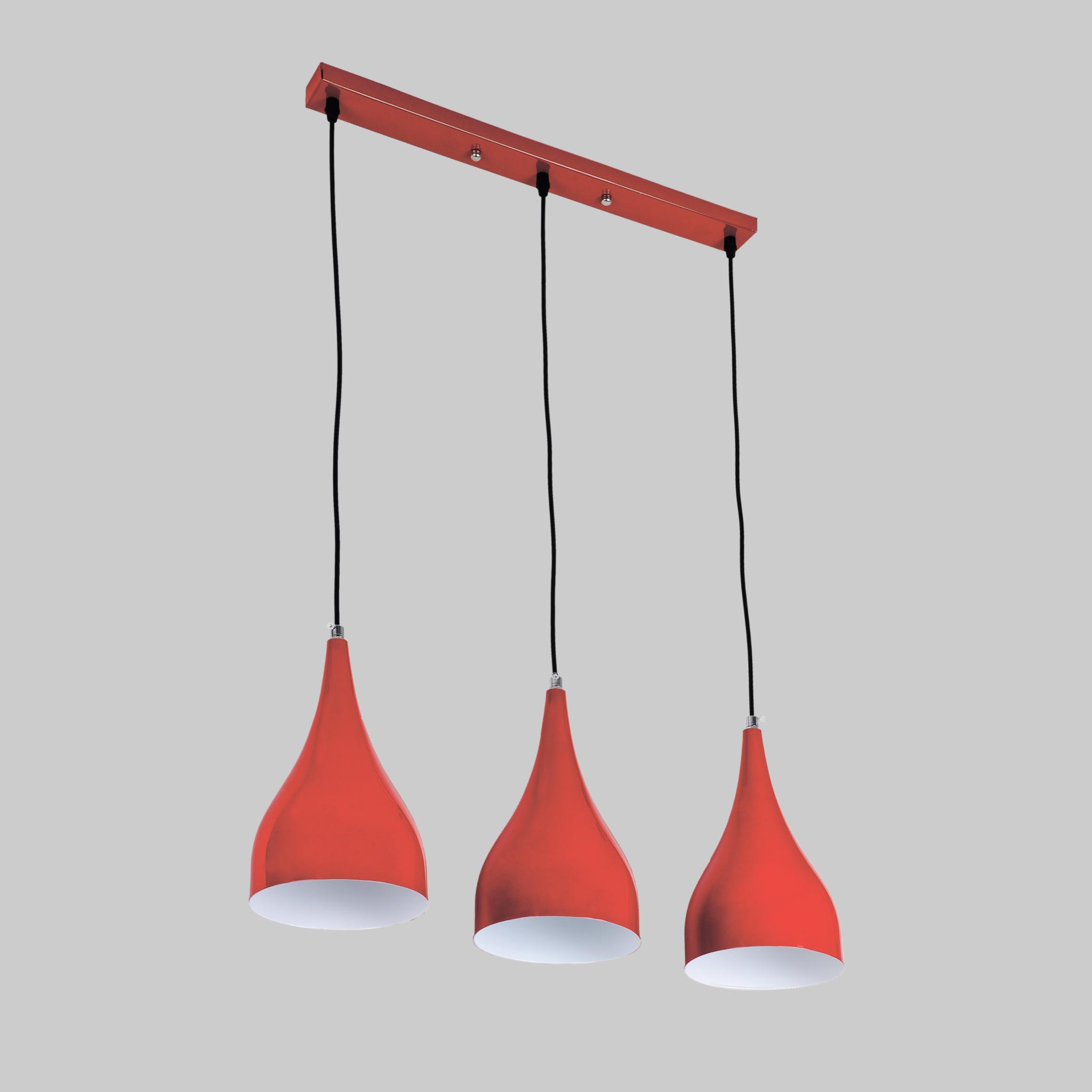 Люстра Bell тройная Красный Люстра Bell тройная Красный