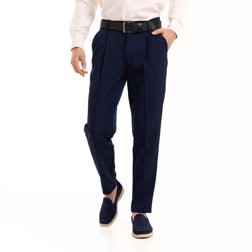 Штани чоловічі класичні Pobedov Legend прямі XXL Синій (25071/2/5)