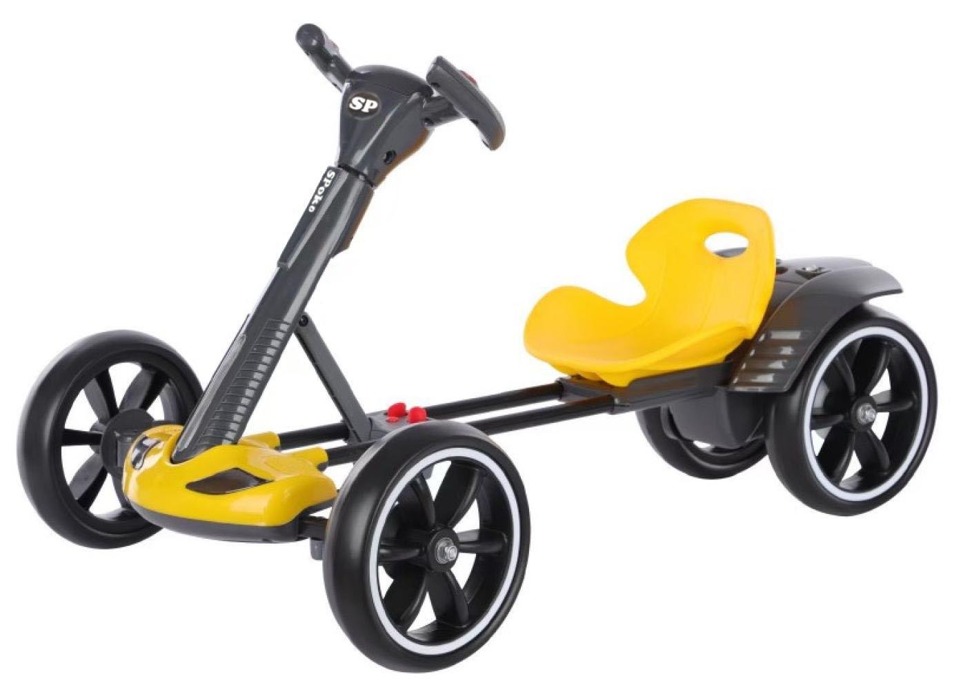 Детский электрокарт Spoko SP-V17 6V4,5 с пультом управления Желтый (42412108)
