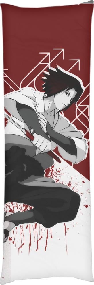 Подушка дакимакура Uchiha Sasuke Naruto 50x150 см (13545528)