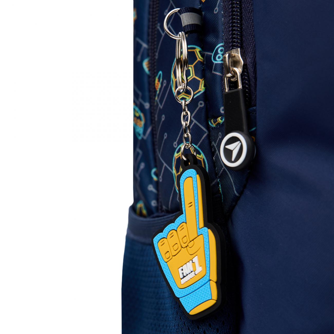 Школьный рюкзак с чехлом от дождя YES Football Gamer S-52 Ergo (559891) - фото 11