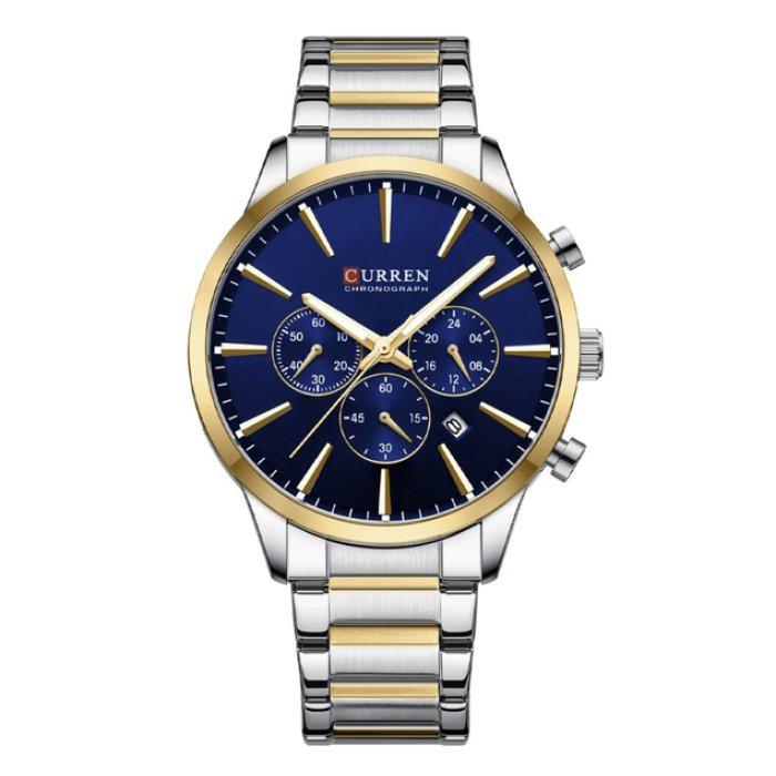 Часы наручные мужские Curren Volia Silver (1637)