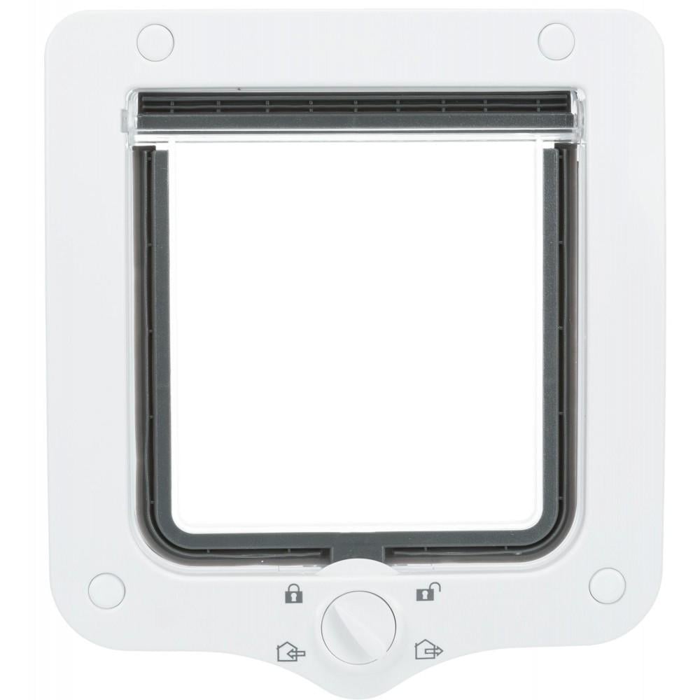 Двері для котів Trixie чотиристоронні з тунелем пластик 20х22 см Білий (44231) - фото 2