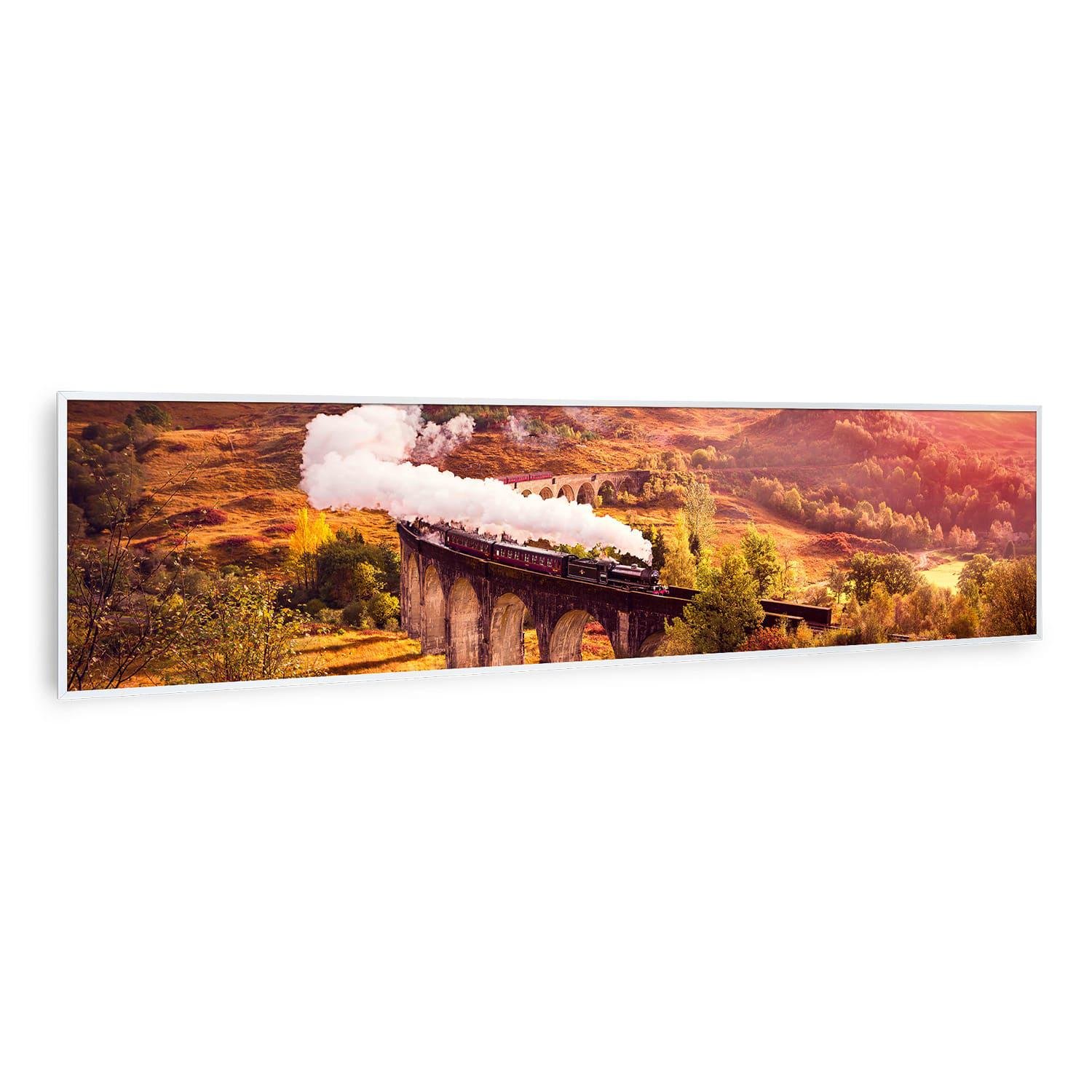Инфракрасный обогреватель Klartein Wonderwall Air Art с рисунком поезда (10037837)