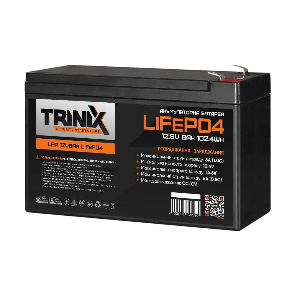 Аккумуляторная батарея Trinix литий-железо-фосфатная 12,8 В 8 Ач LFP 12V8Ah LiFePO4 (44-00094)