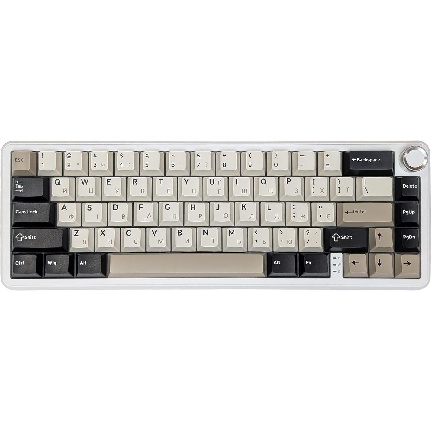 Клавіатура ігрова механічна Attack Shark X66 бездротова 65% с Hot Swap White (X66CW_AS)