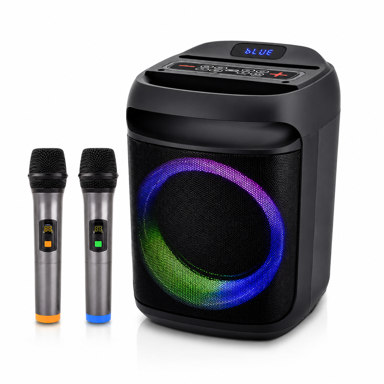 Портативная колонка ZPX party сабвуфер с радиомикрофонами 250W LED подсветка/пульт (ZX-8822) Портативная колонка ZPX party сабвуфер с радиомикрофонами 250W LED подсветка/пульт (ZX-8822)