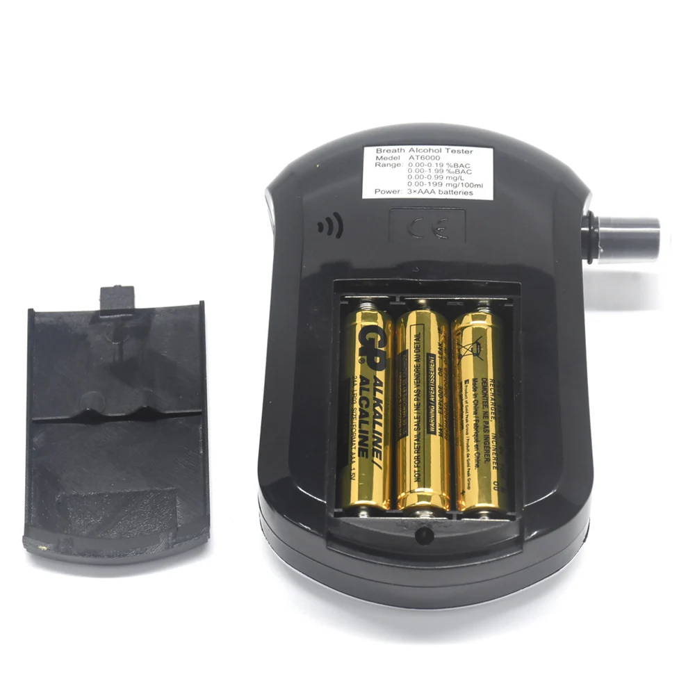 Алкотестер цифровий AT 6000 Black (17654) - фото 2 Алкотестер цифровий AT 6000 Black (17654) - фото 2