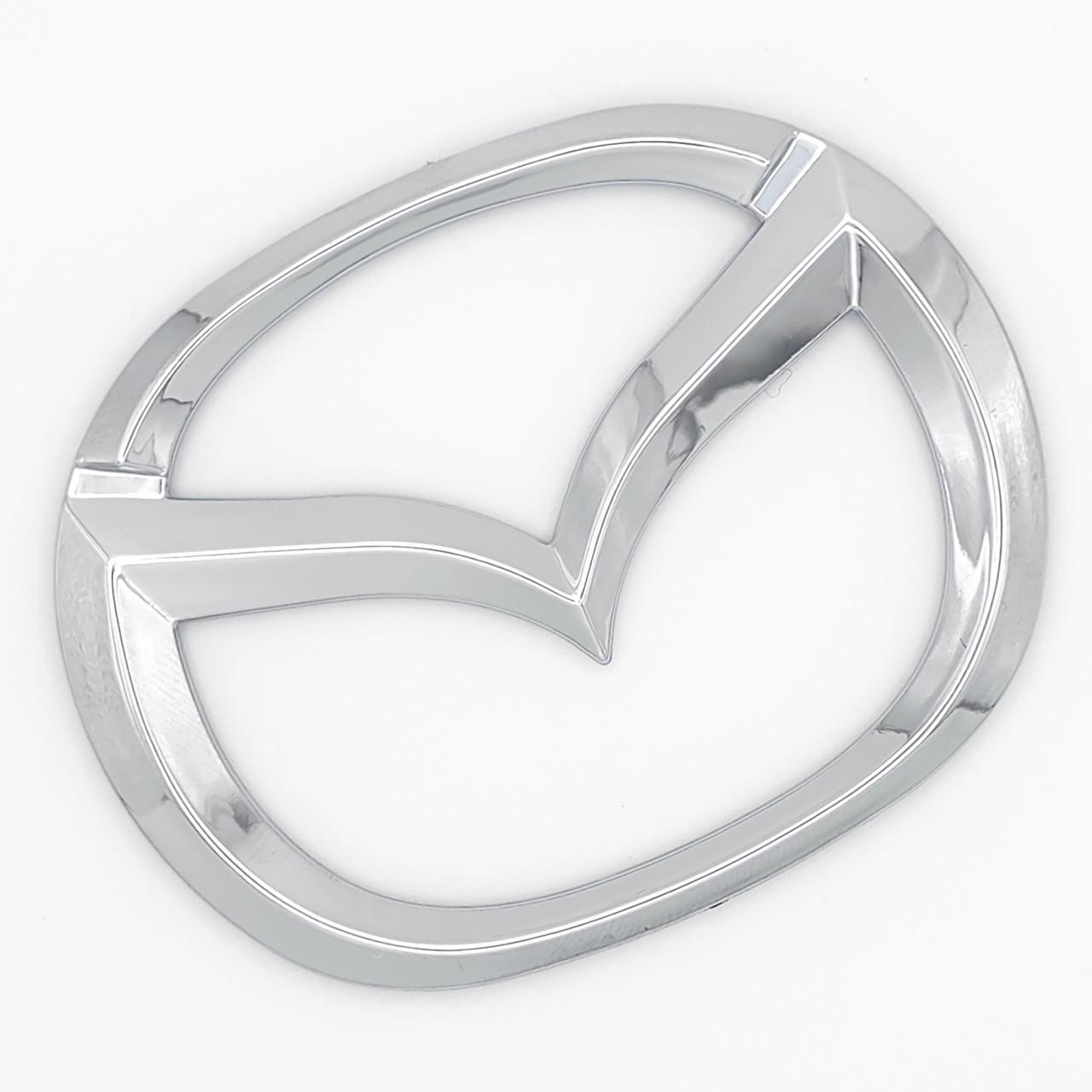 Эмблема Mazda 78х54 мм ABS Хром глянцевый (3036251913)