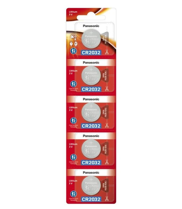 Батарейка Panasonic CR2032 Lithium 3v 5 шт. (36905900) Батарейка Panasonic CR2032 Lithium 3v 5 шт. (36905900)